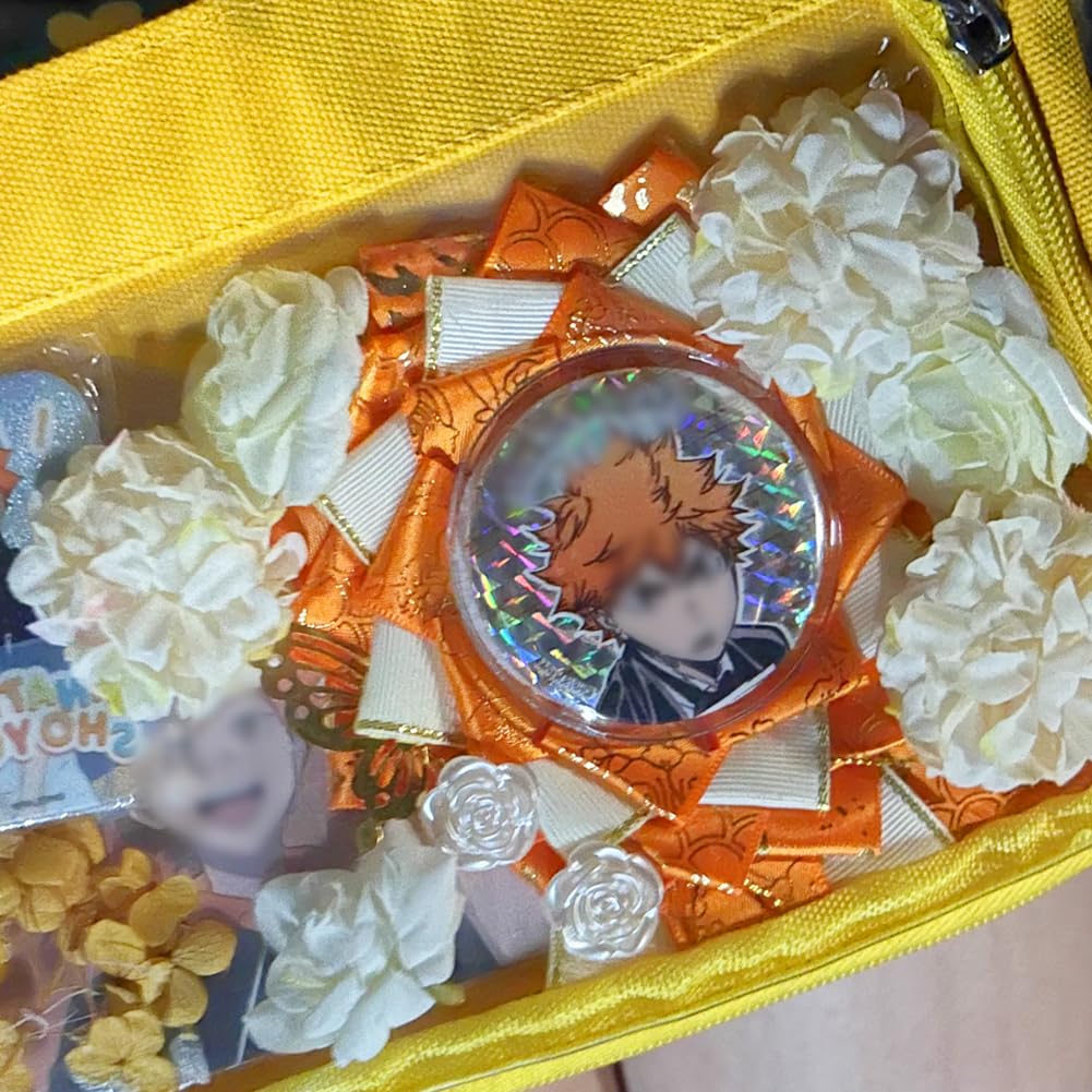 楽天市場】【送料無料】YUYAKESHI 缶バッジ用ロゼット 痛バッグ 手作り