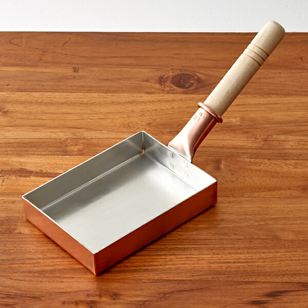 楽天市場】中村銅器製作所 銅玉子焼鍋 12×16cm 1.5mm板 / 純銅製 日本