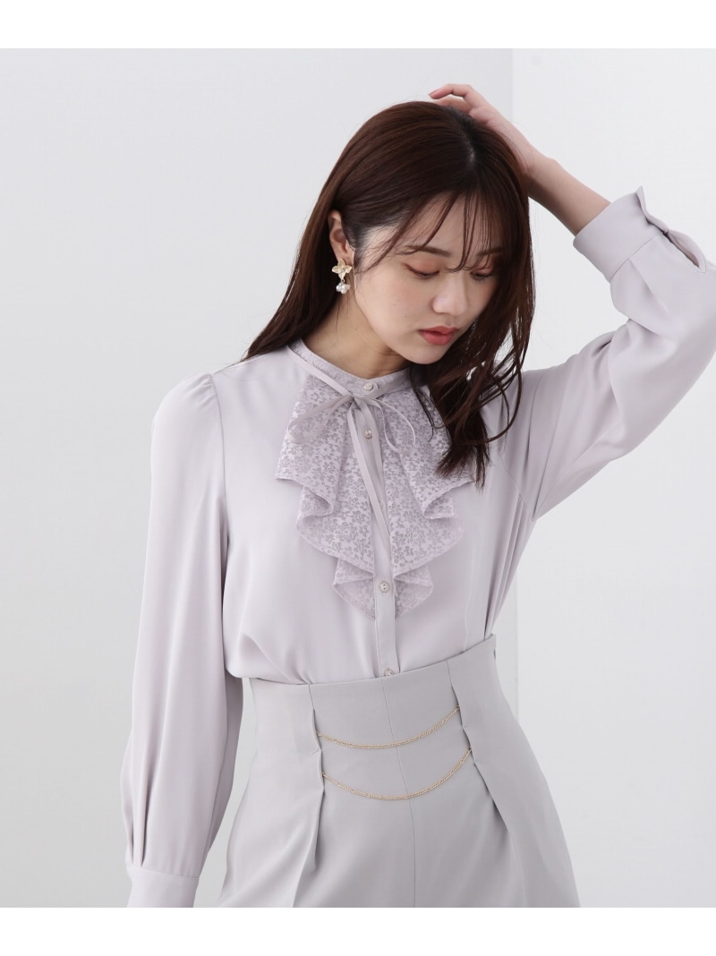 楽天市場】【SALE／30%OFF】レースディテールブラウス 24SS PROPORTION