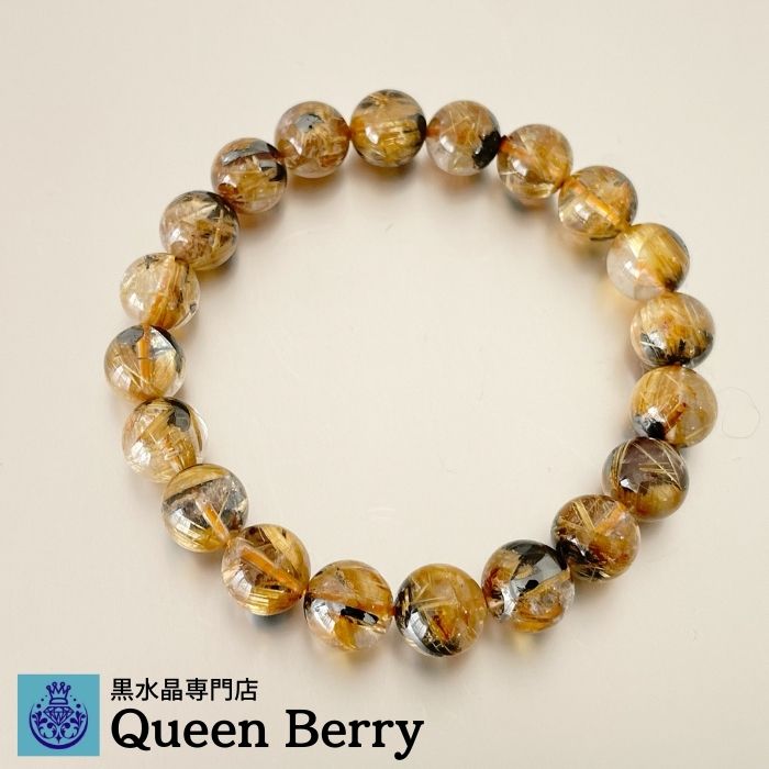 楽天市場】天然石 パワーストーン ブレスレット 【雷神ルチル