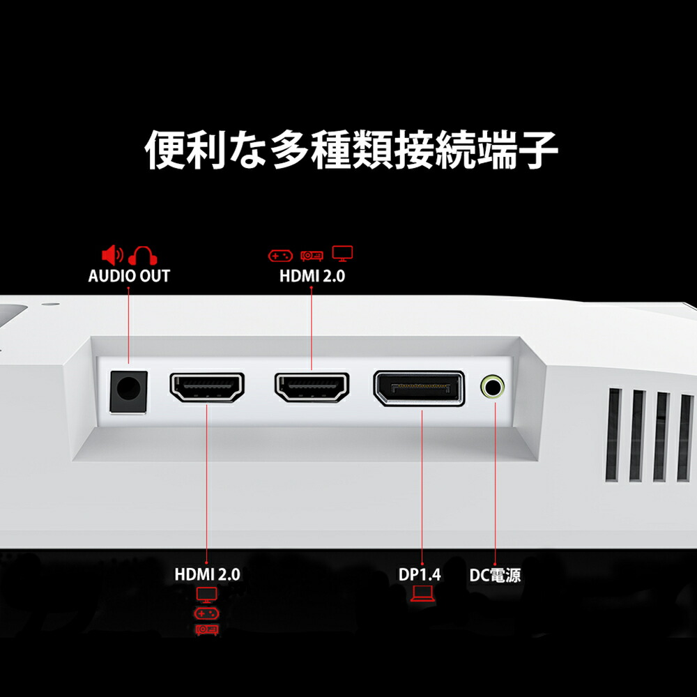 楽天市場】cocopar ゲーミングモニター 白 24.5インチ 200Hz/165Hz