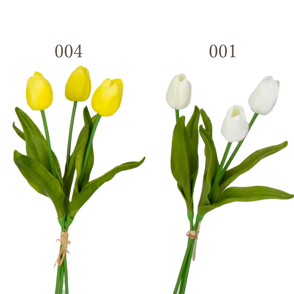 楽天市場】造花 とりよせ品 ミニチューリップバンドル(1束3本) ピンク