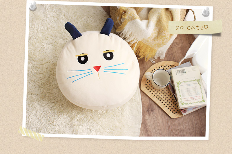 楽天市場】Plune. クッション [ 円形 / 長方形 ]ふわふわ クッション