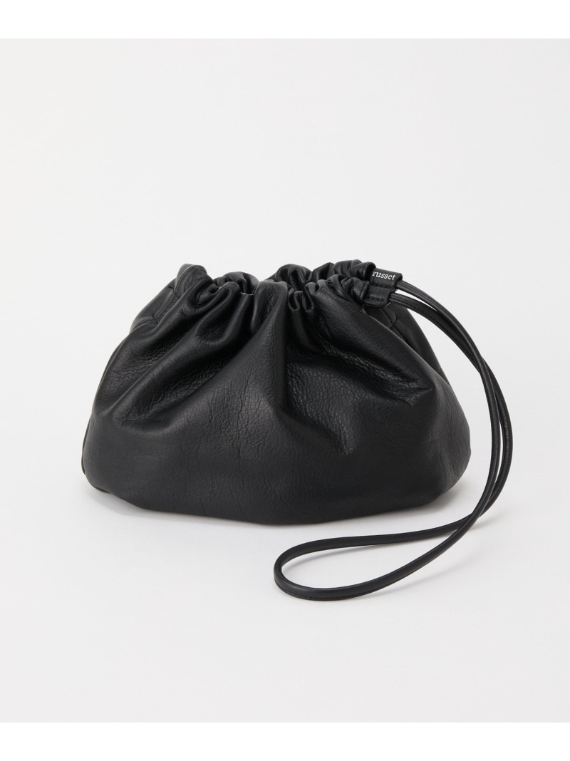 楽天市場】レザー巾着4WAYショルダーバッグ russet ラシット バッグ