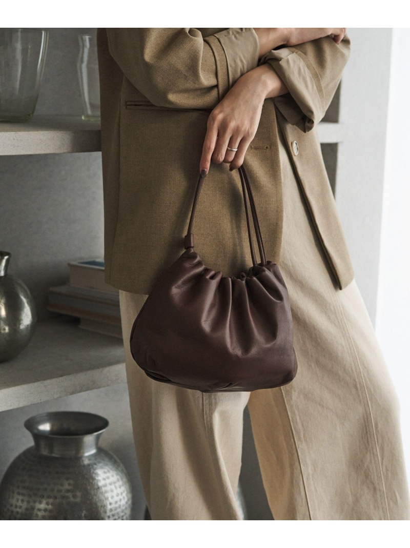 楽天市場】レザー巾着4WAYショルダーバッグ russet ラシット バッグ