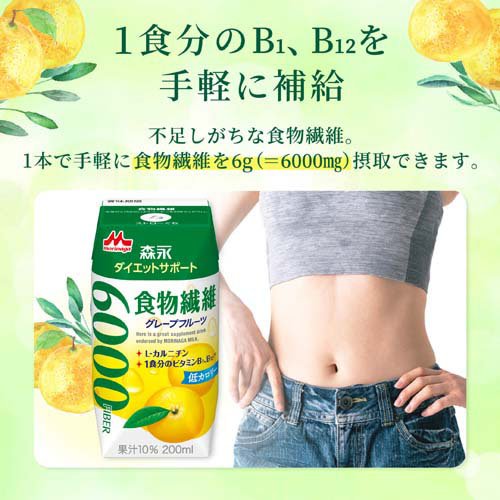 楽天市場】森永 ダイエットサポート 食物繊維(200ml×24本入)【TBC