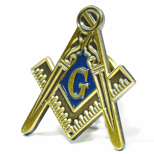 楽天市場】フリーメイソン コンパス シンボル ピンバッジ ピンズ