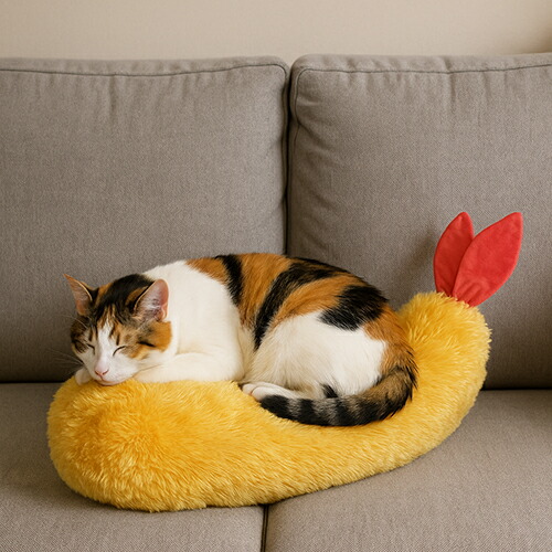 楽天市場】【ふわふわ エビフライ BIG ぬいぐるみ クッション 78cm