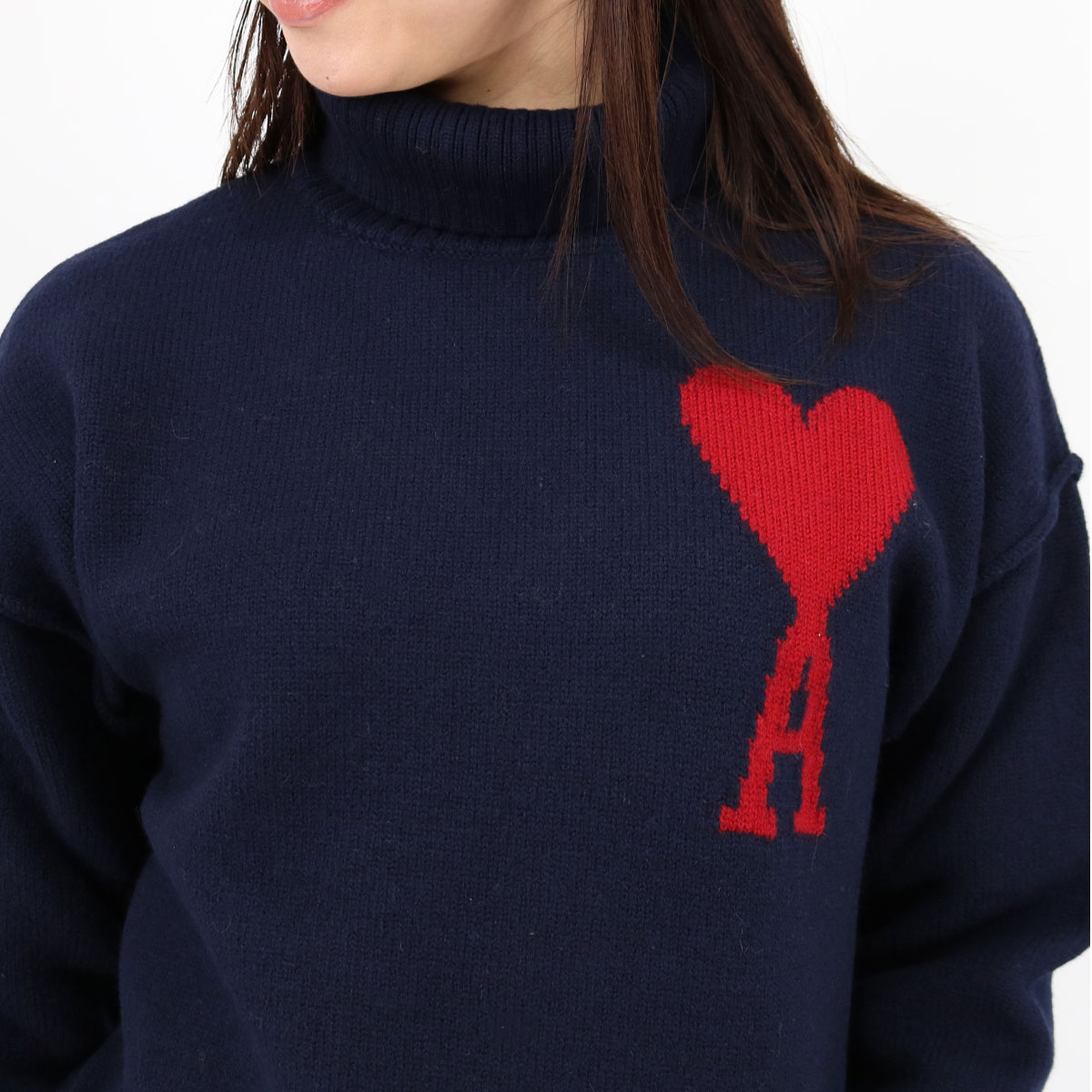 楽天市場】AMI PARIS アミパリス UKS406.018 Ami De Coeur ウール