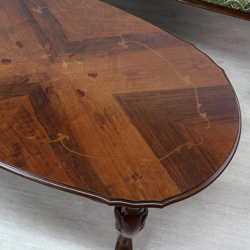 楽天市場】イタリア製 象嵌 センターテーブルテーブル クラシック