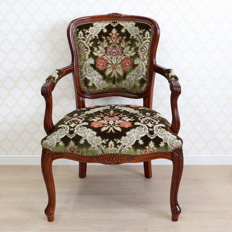 楽天市場】ポイント5倍SALEイタリア製 金華山織 サロンチェア 3点