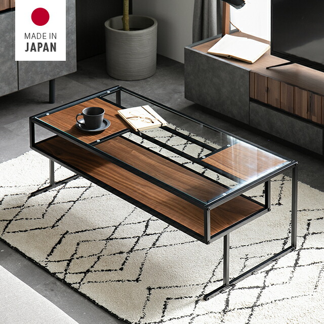 楽天市場】センターテーブル ローテーブル ガラス リビングテーブル