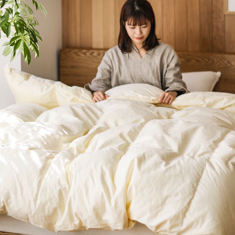楽天市場】羽毛布団 プレミアムタイプ セミダブル 170×210cm 掛け布団