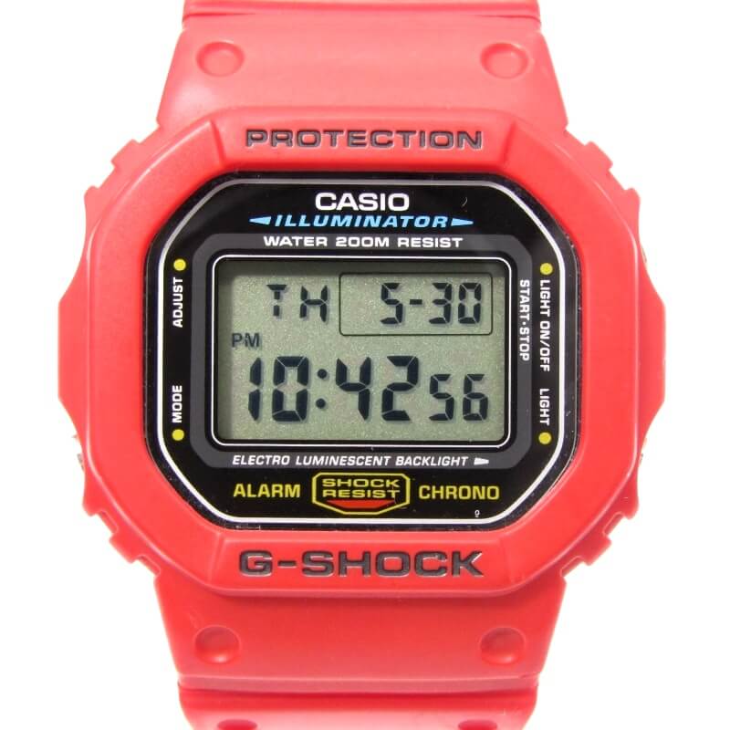 楽天市場】【中古】CASIO G-SHOCK Gショック DW-5600E 1545 スクエア