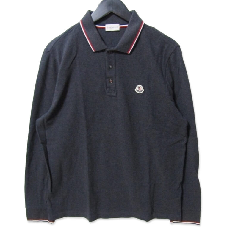 楽天市場】【中古】MONCLER モンクレール 長袖ポロシャツ D20918348000
