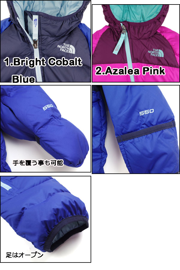 楽天市場】ノースフェイス キッズ THE NORTH FACE ダウン スノースーツ