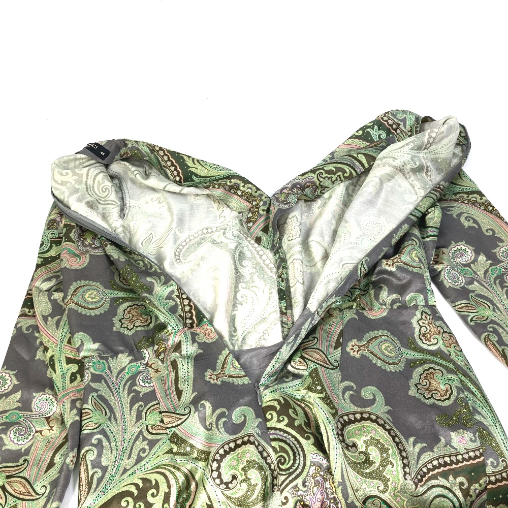 楽天市場】ETRO エトロ アパレル ペイズリー柄 袖あり ワンピース