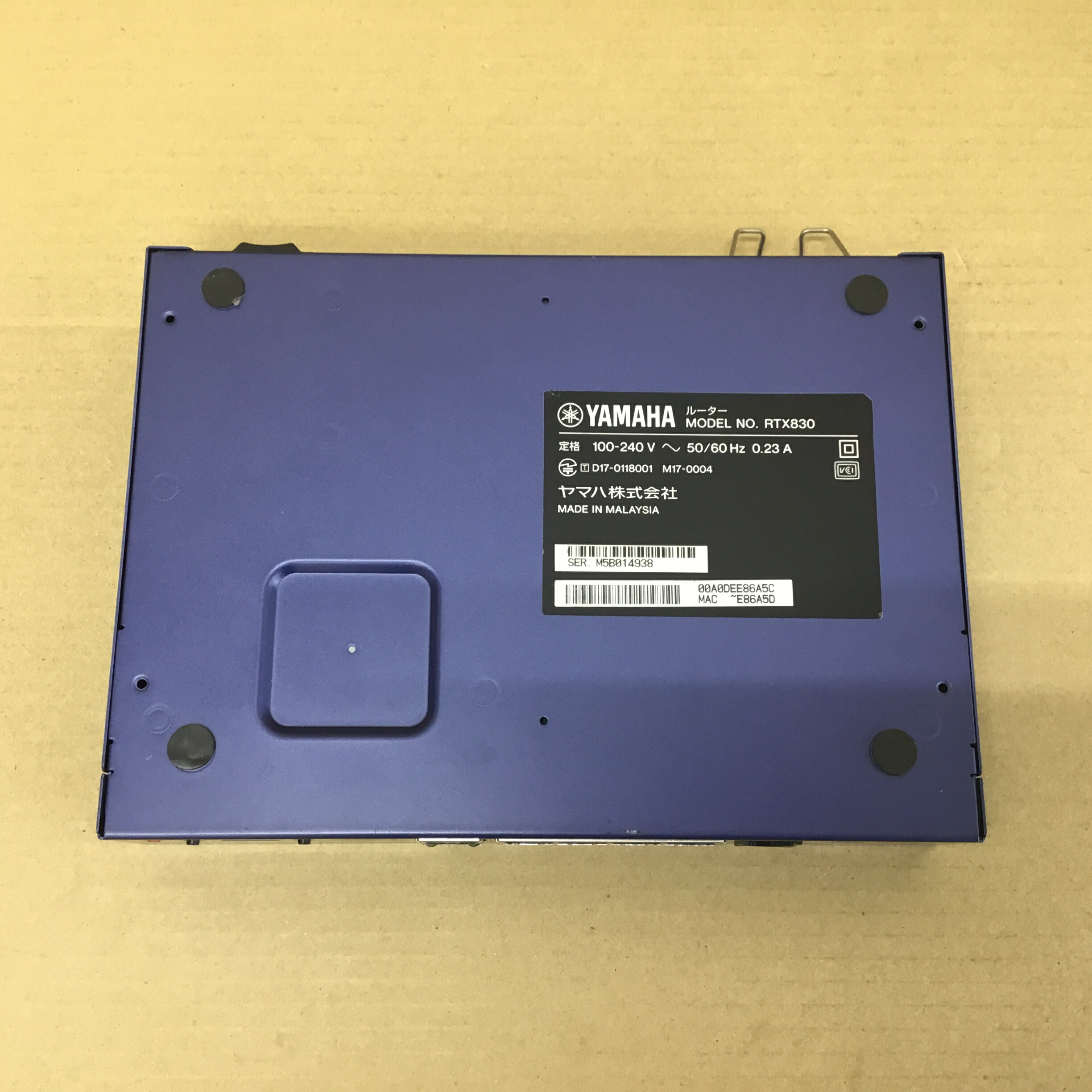 楽天市場】【中古】 ヤマハ ルーター RTX830 通電確認済み 送料 無料