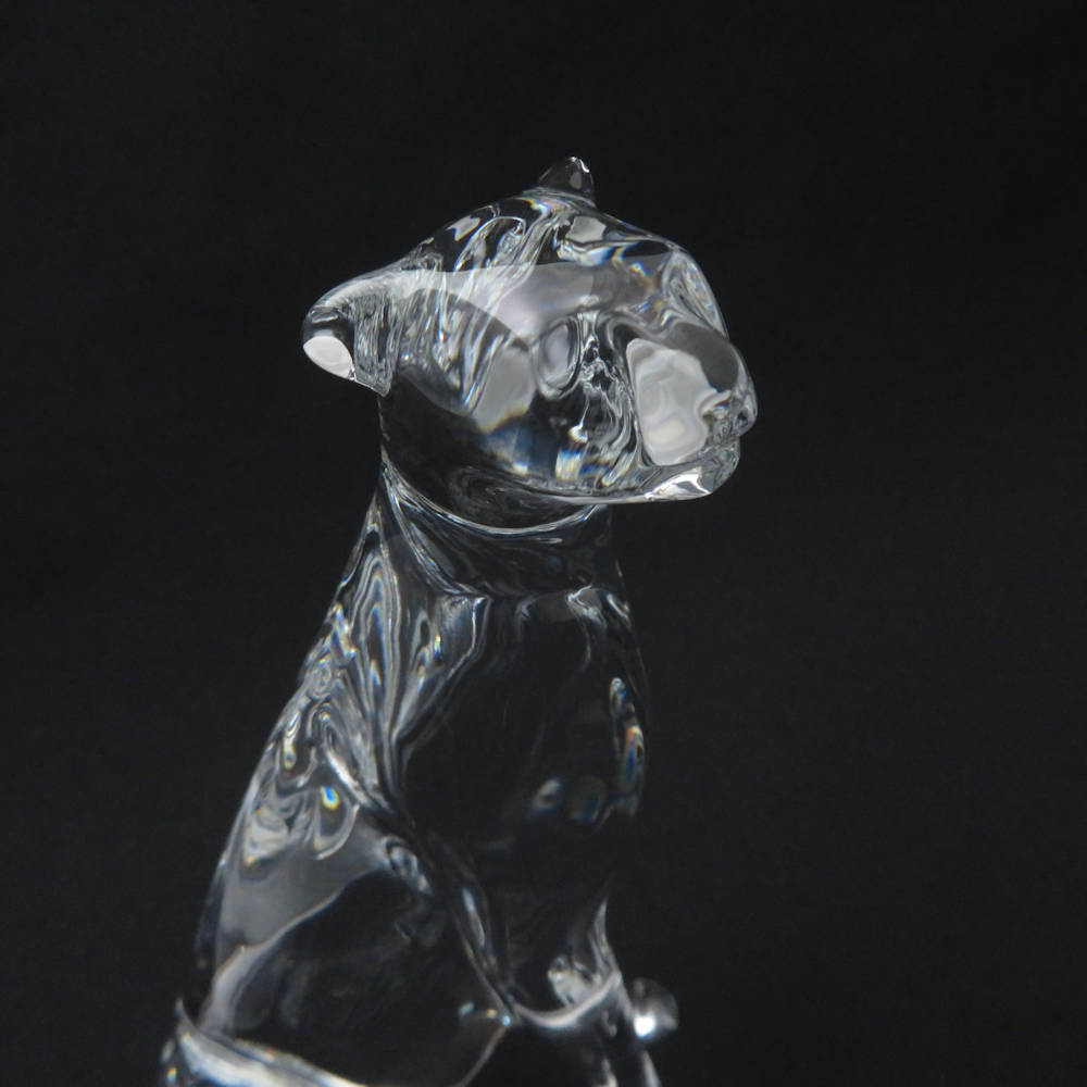 楽天市場】美品 Baccarat バカラ LOET VANDERVEEN クリスタルオブジェ