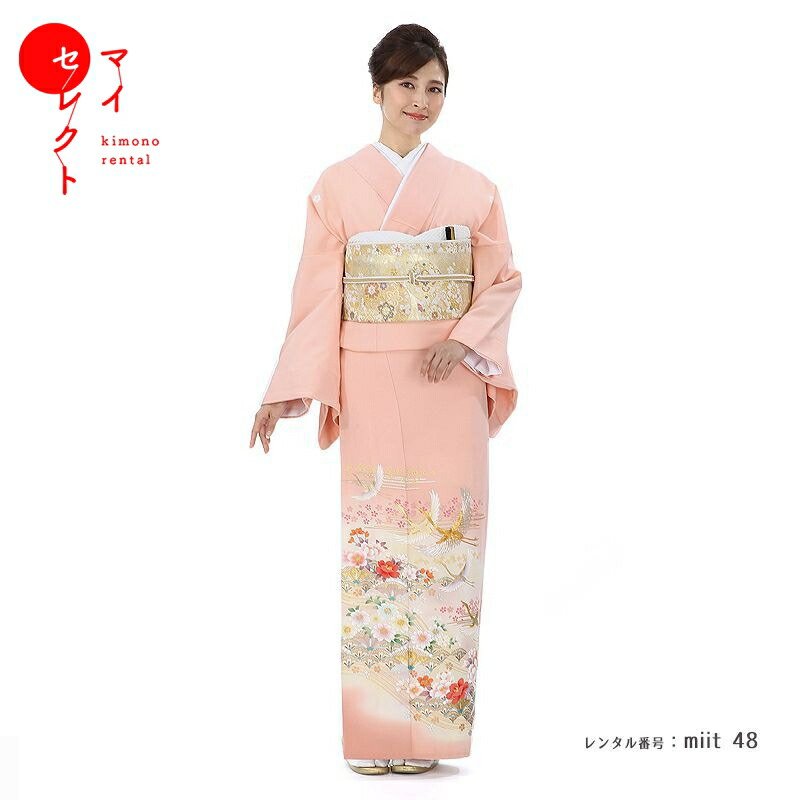 楽天市場】【レンタル】 色留袖 レンタル 着物レンタル miit_48 色留袖