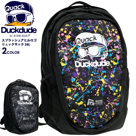 楽天市場】DUCK DUDE リュック ダックデュード スプラッシュ プリント