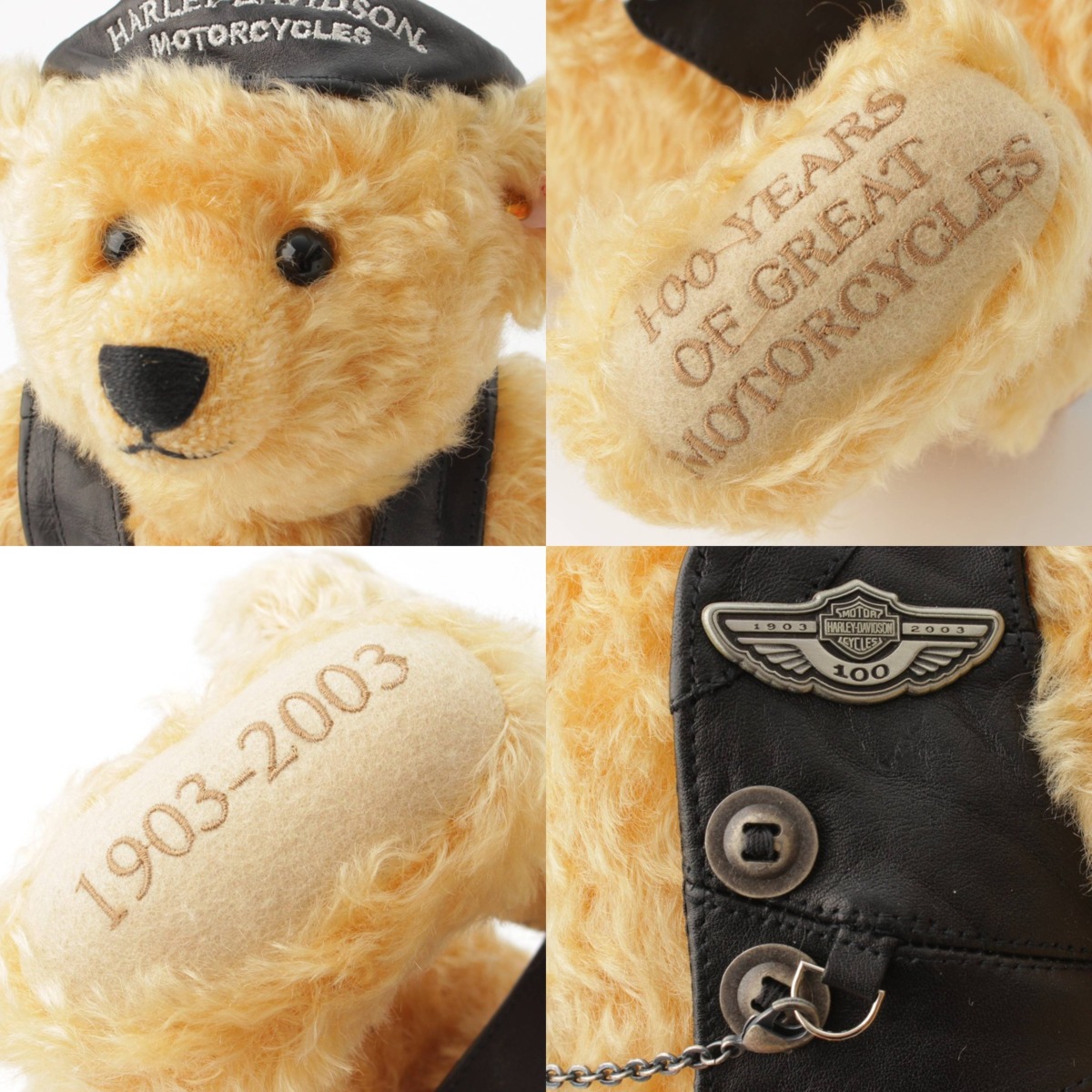 楽天市場】【シュタイフ】Steiff ハーレーダビッドソン テディベア
