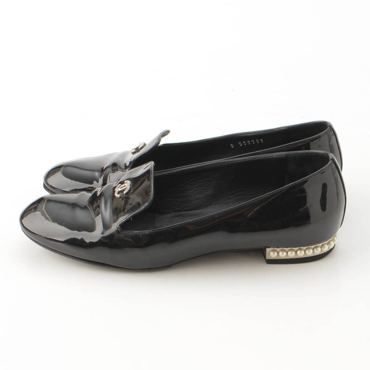 楽天市場】【シャネル】Chanel ココマーク Fパール パテント オペラ