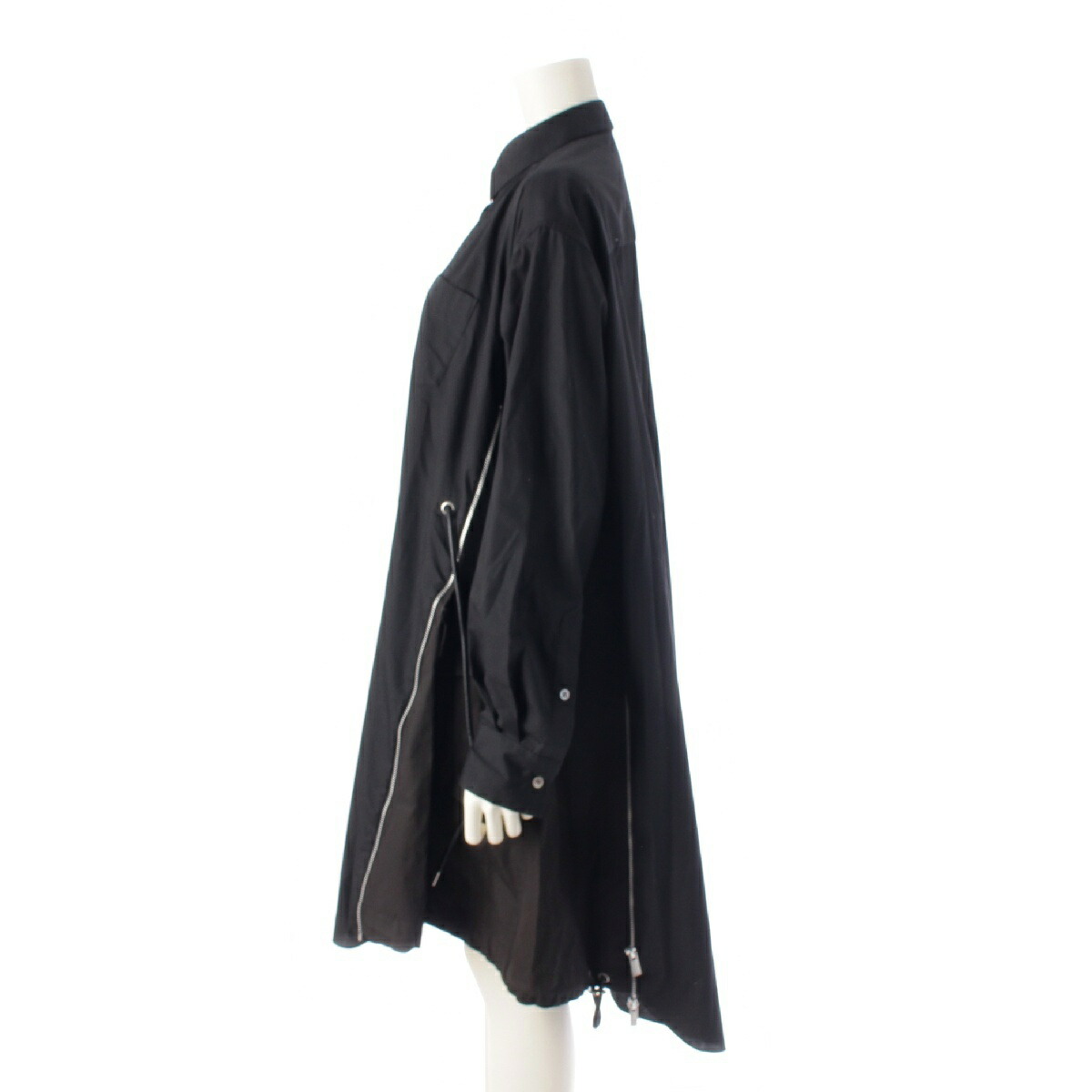 楽天市場】サカイ Sacai 19SS Contrast Panel Dress サイドファスナー