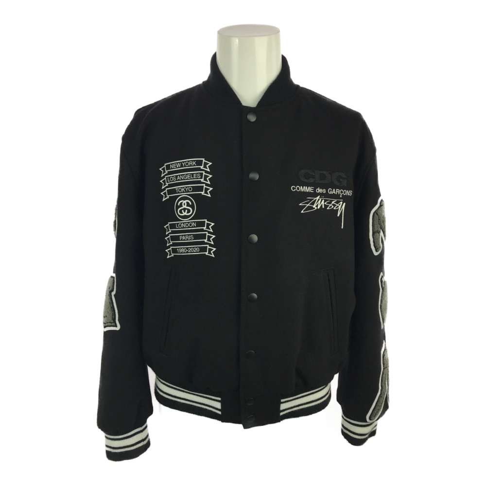 楽天市場】ステューシー ×cdg varsity jacket・20SS・COMME des