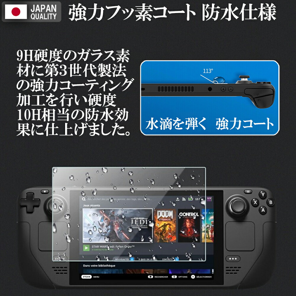 楽天市場】Steam Deck フィルム Steam Deck 保護フィルム スチーム