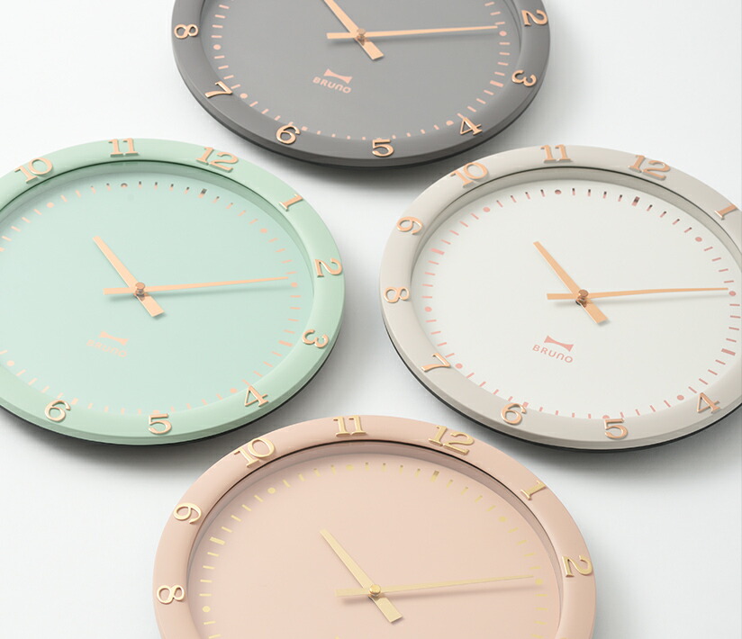 楽天市場】壁掛け時計 BRUNO【特典付き】ブルーノ かわいい 掛け時計