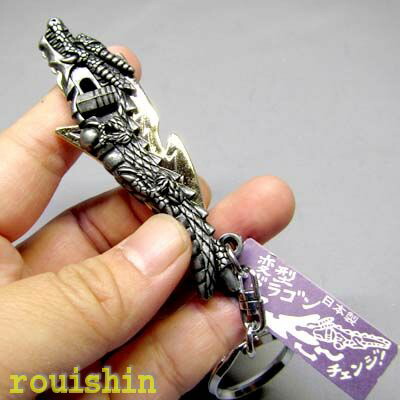 楽天市場】龍 グッズ 変形 ドラゴン ナイフ キーホルダー(ネコポス便可