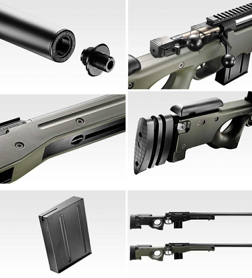 楽天市場】【本体セット】東京マルイ L96 AWS ODストック ※4点セット