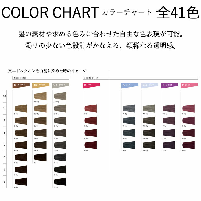 楽天市場】edolqon エドルクオン グレイカラー A アッシュ 120g