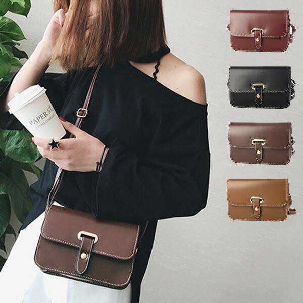 楽天市場】ショルダーバッグ バッグ 小さい ミニ 肩掛け 斜めがけ 無地