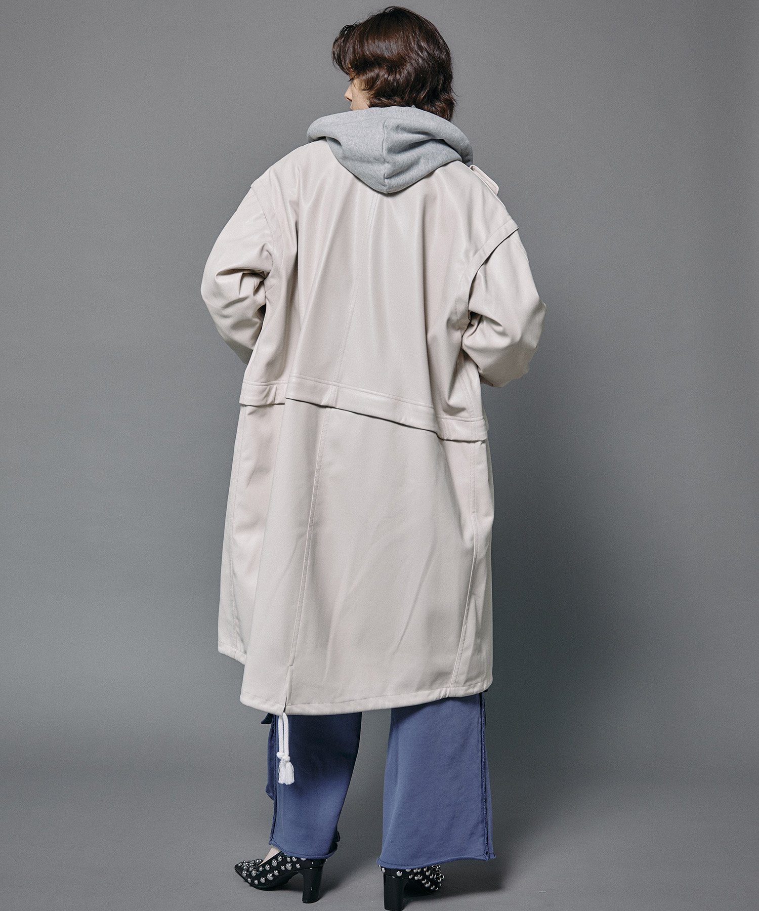 MAISON SPECIAL｜ヴィーガンレザーモッズコート | Rakuten Fashion