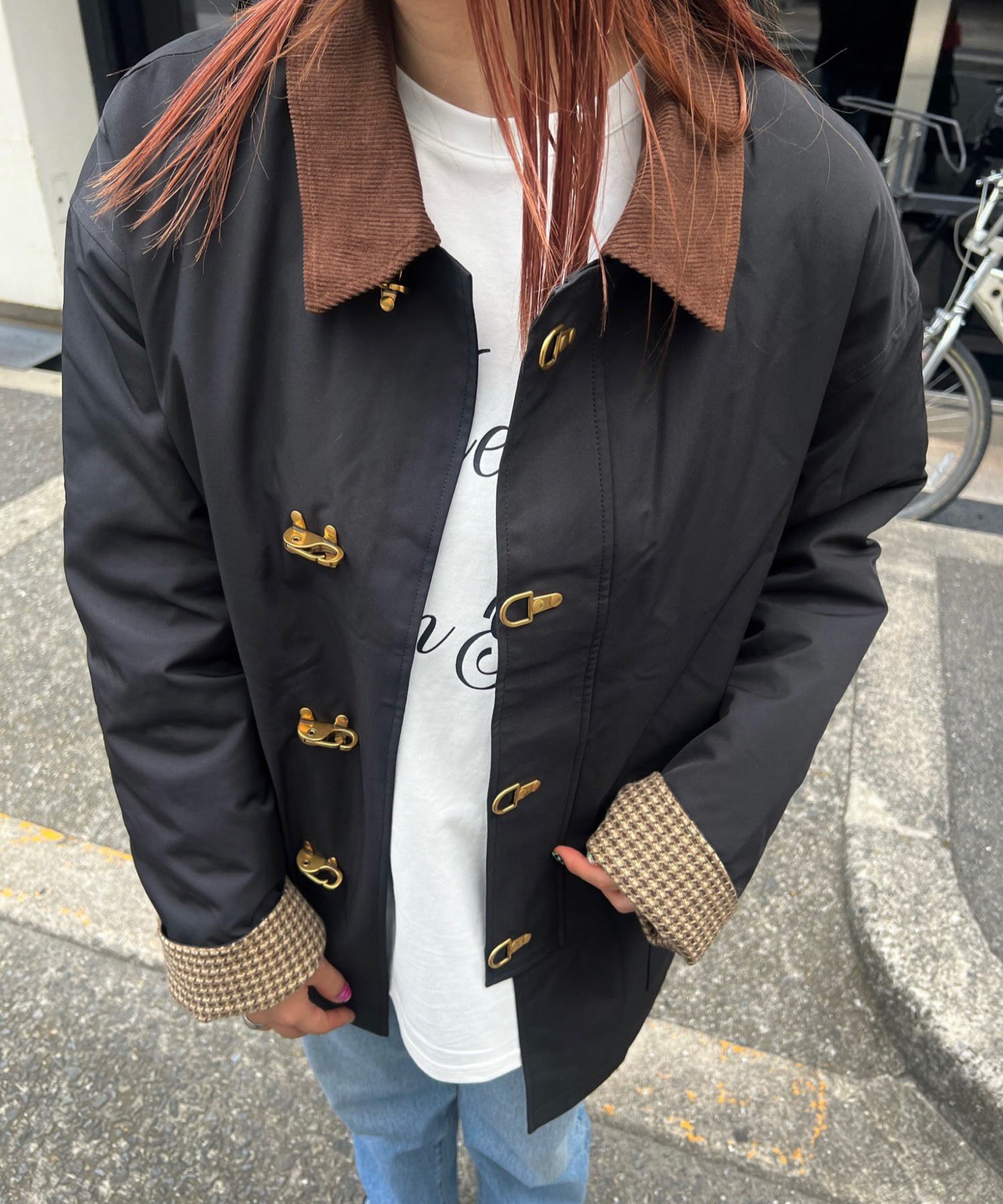 chuclla｜コーデュロイカラーハーフジャケット FD22W116【Fano