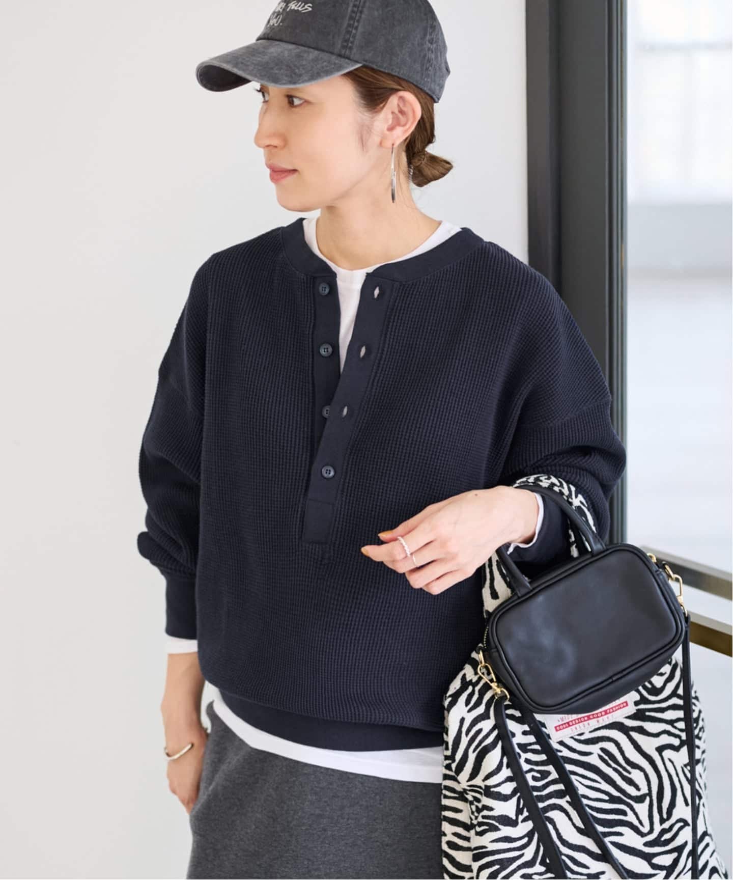 FRAMeWORK｜≪WEB限定 / 追加予約≫ワッフルヘンリープルオーバー 2