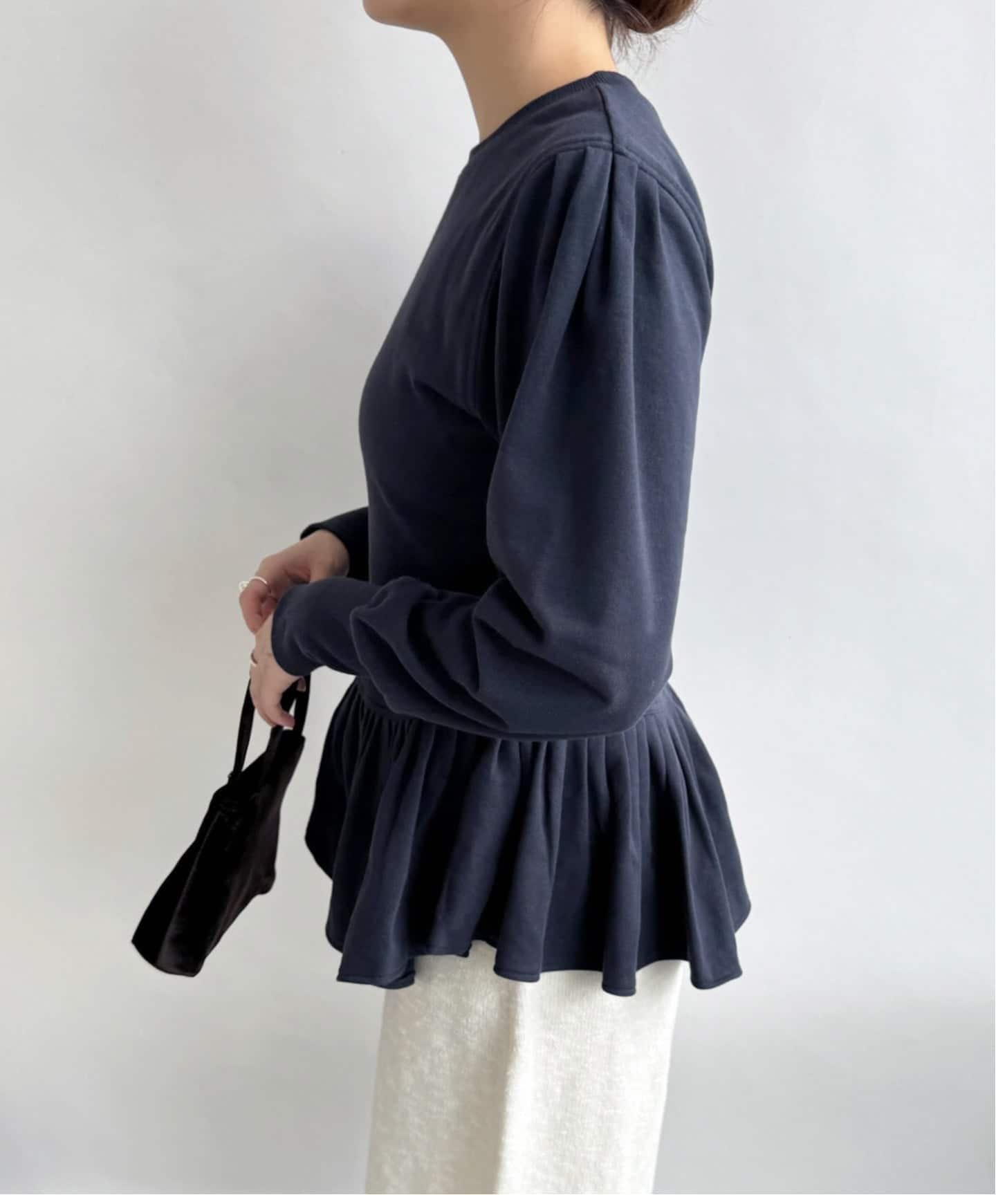 EDIT.FOR LULU｜angielala LULU ペプラムスウェット | Rakuten Fashion