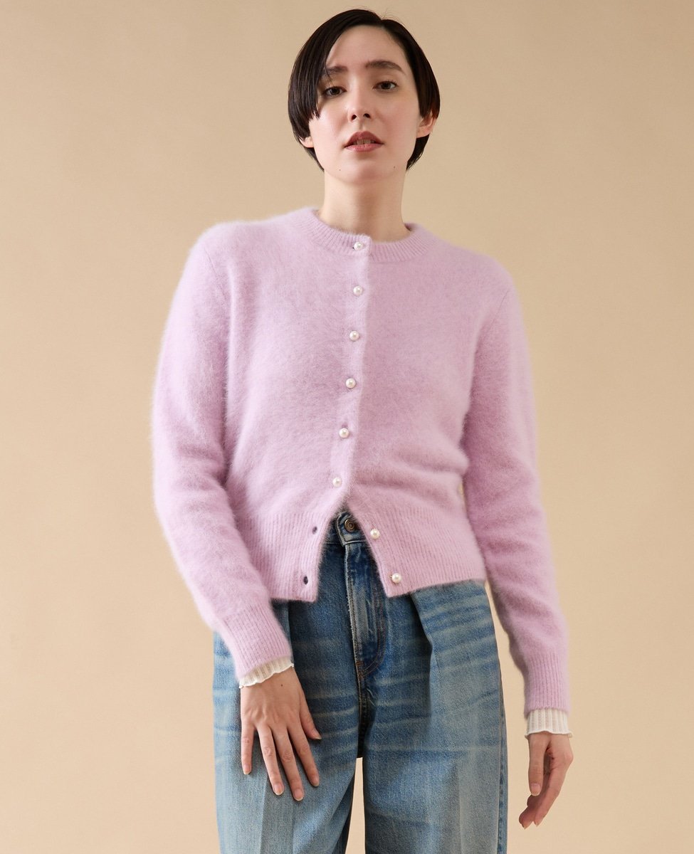 martinique｜FOXカシミヤパールカーディガン(一部WEB限定カラー