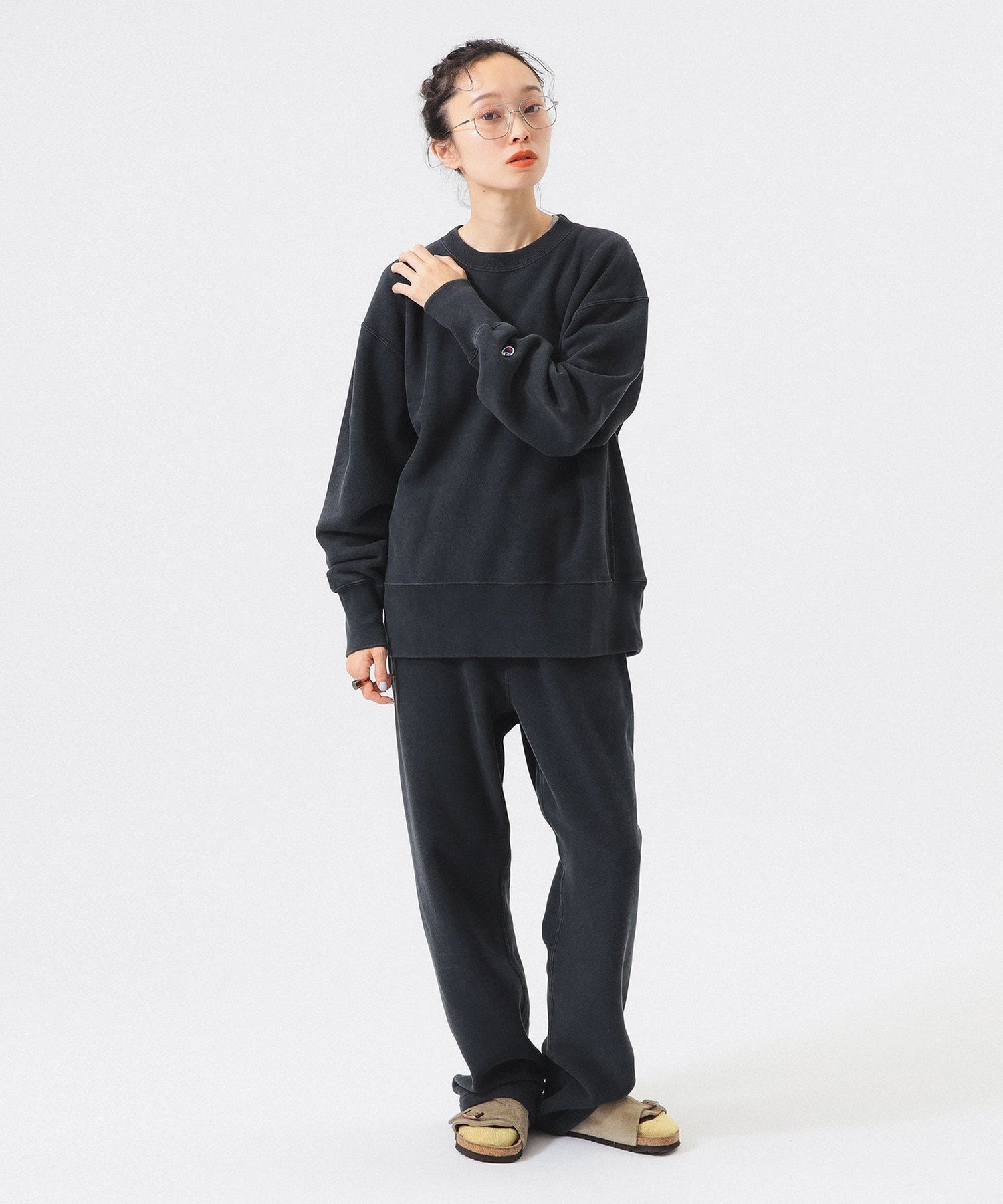 BEAMS WOMEN｜【別注】Champion / バックプリント リバースウィーブ(R
