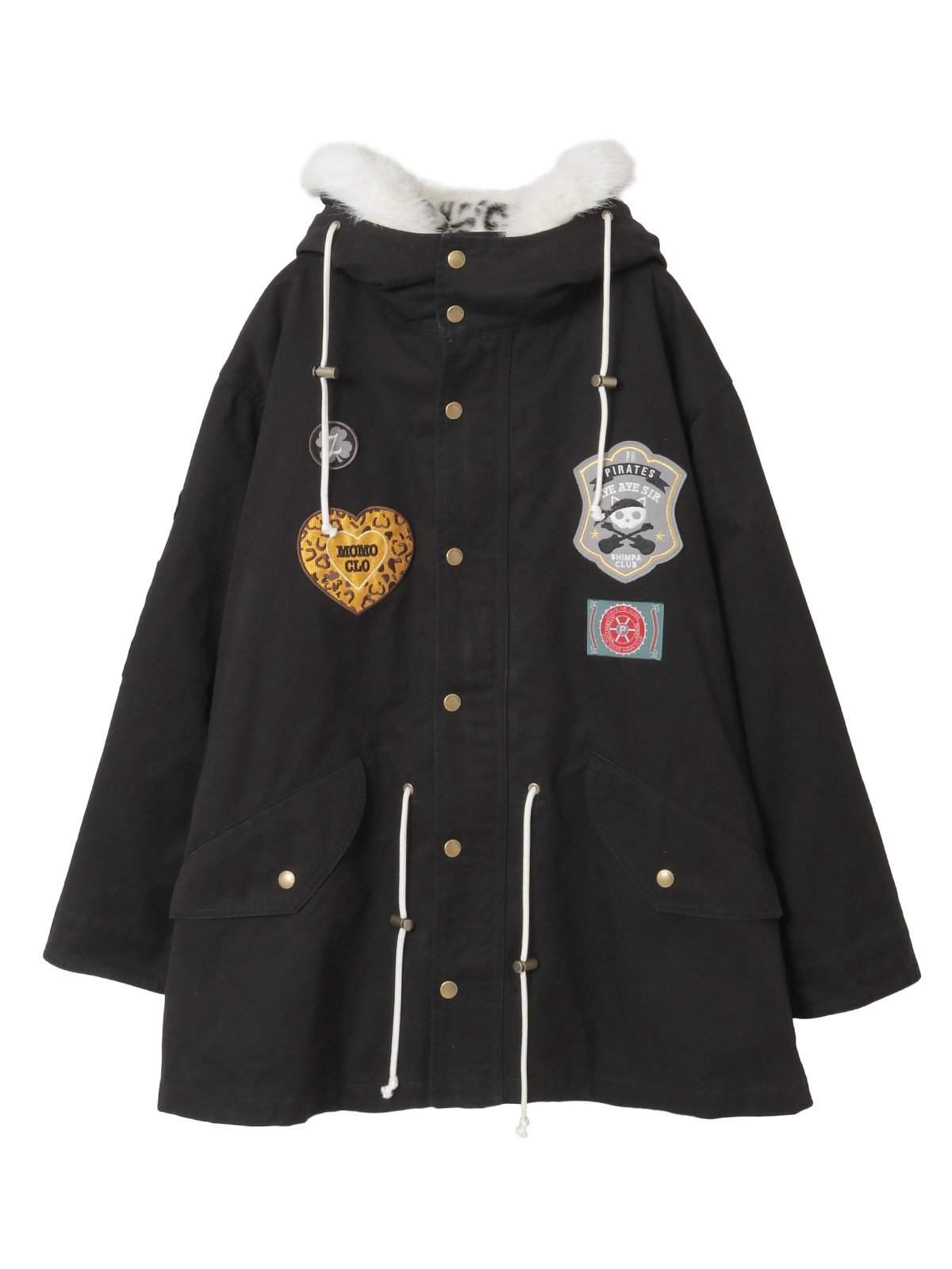 PINK HOUSE｜PINK HOUSE*Momoclo パイレーツキャットワッペンモッズ