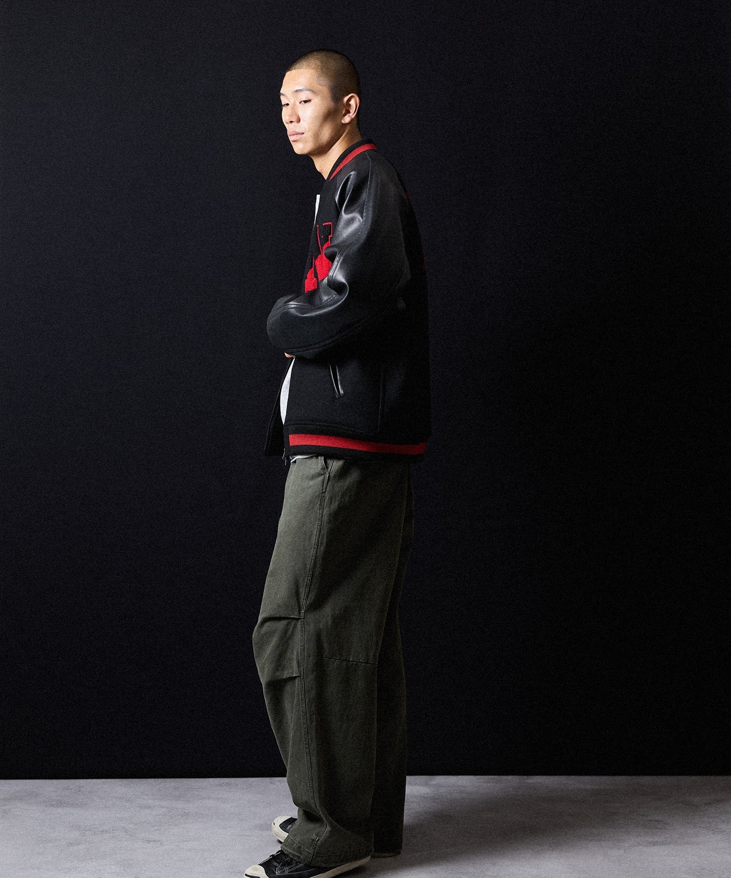 NUMBER (N)INE｜RAGLAN SLEEVE ZIPPER STADIUM JACKET | Rakuten