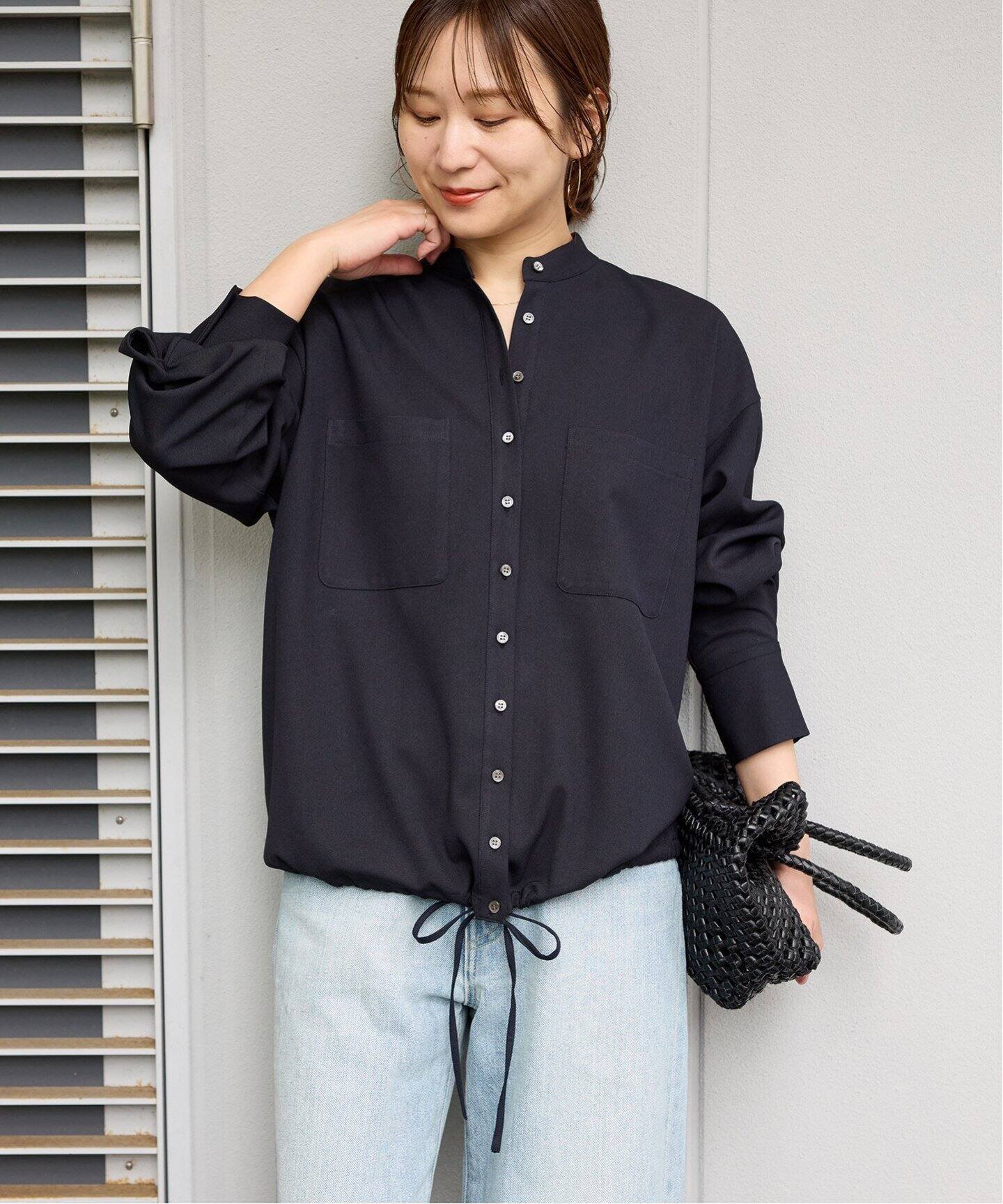 JOURNAL STANDARD｜ウーリッシュツイルタックボリュームシャツ