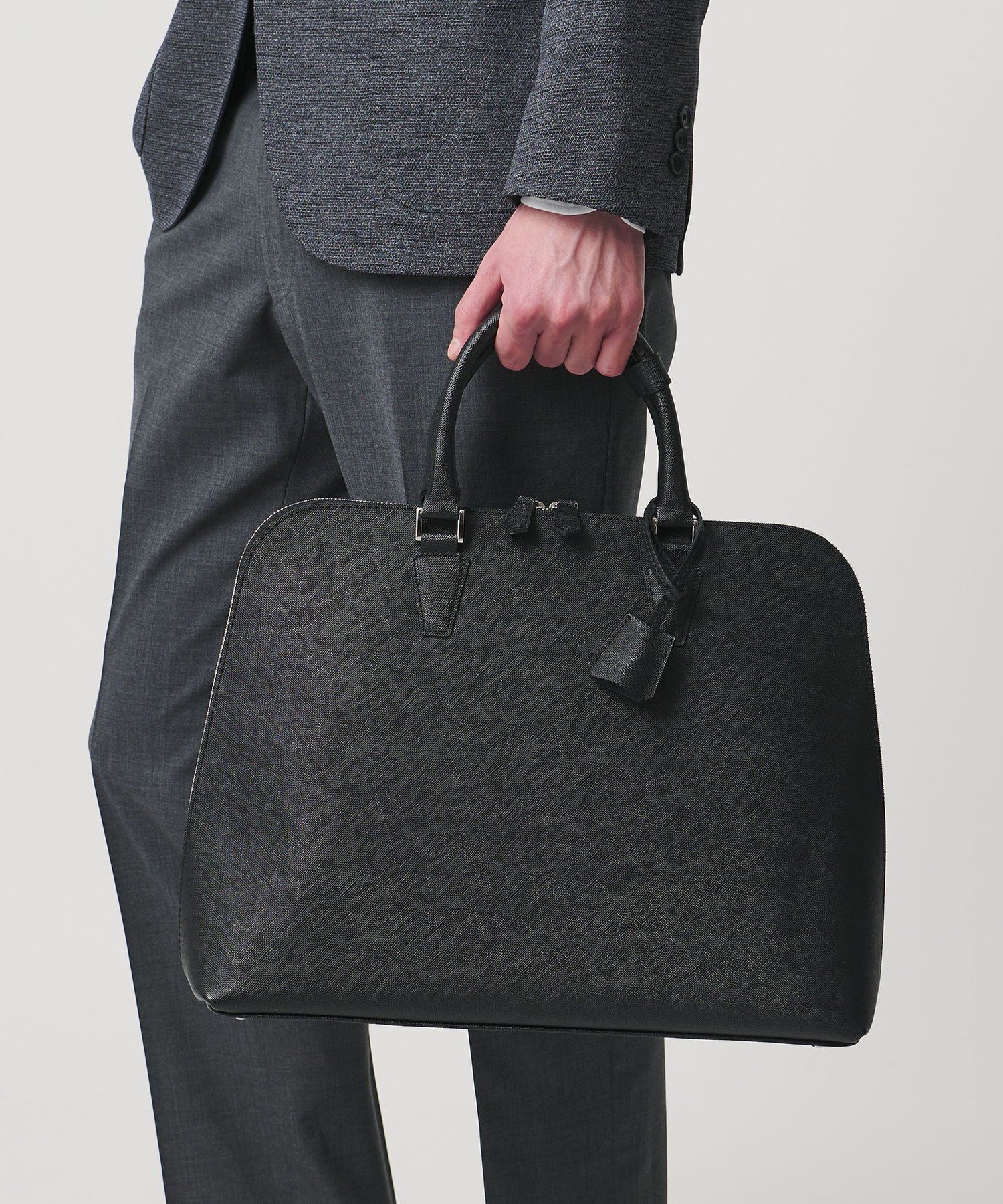 UNITED ARROWS｜レザー ラウンド ブリーフケース | Rakuten Fashion