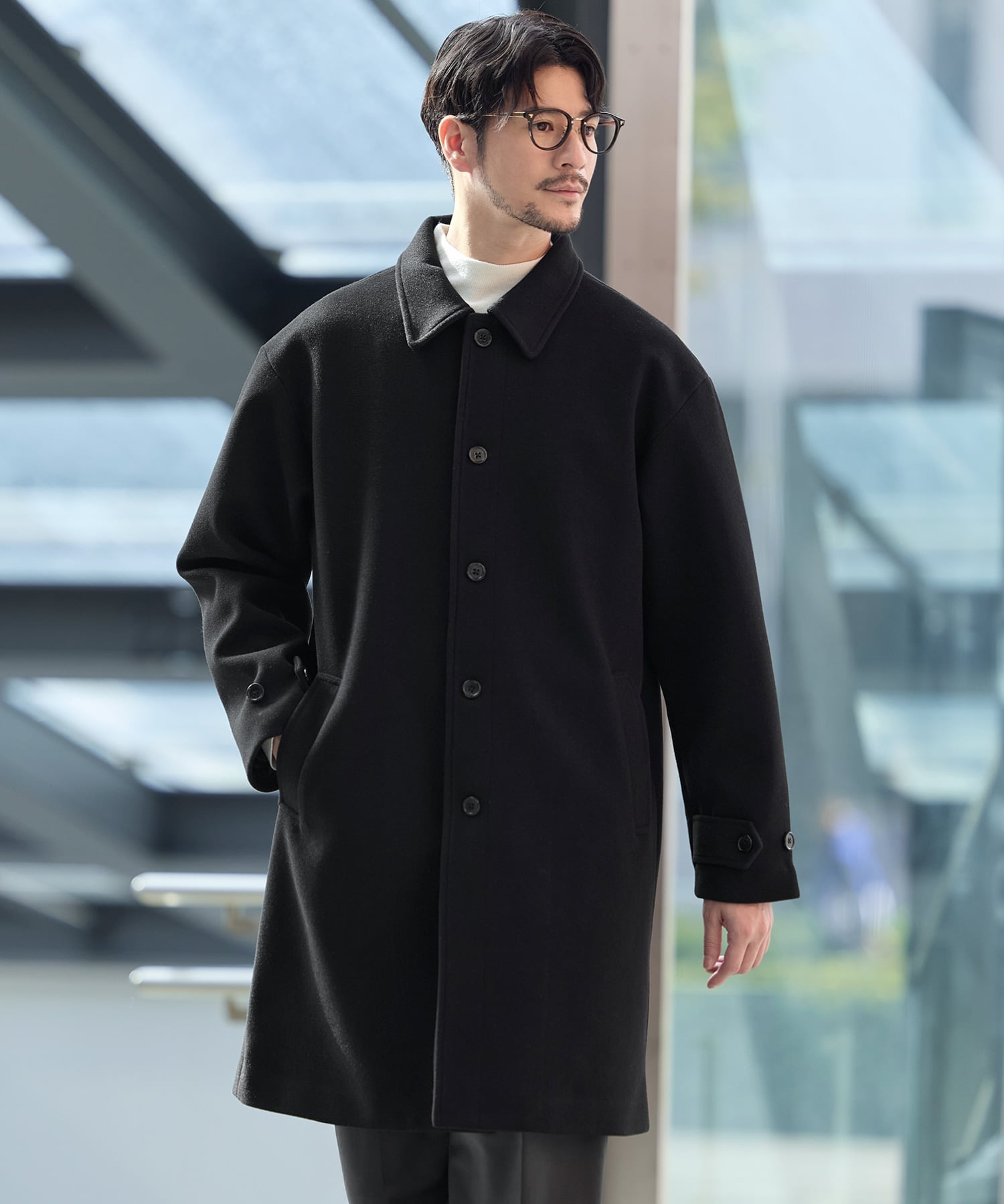 THE CASUAL｜メルトンステンカラーコート | Rakuten Fashion(楽天