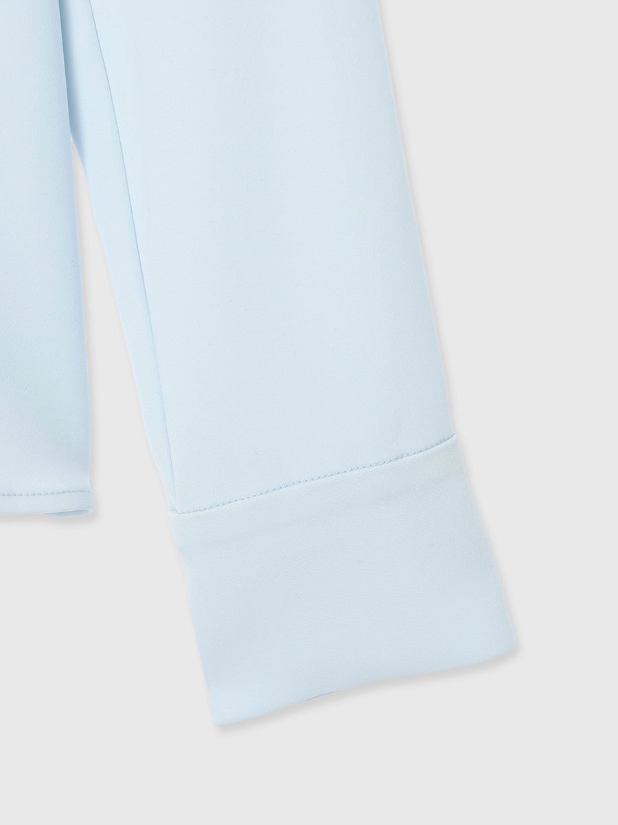 anuans｜ダブルサテンショールカラーブラウス | Rakuten Fashion(楽天