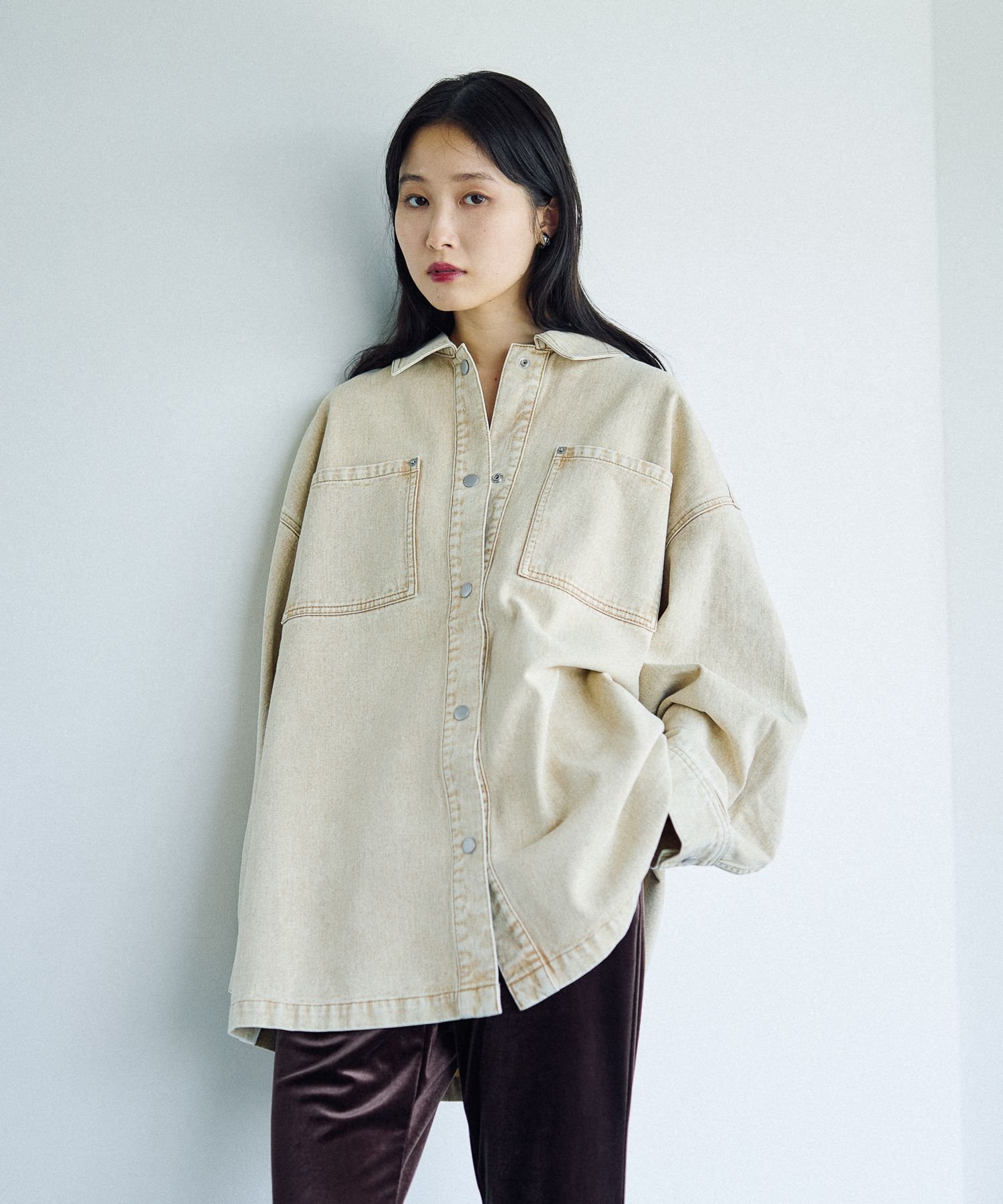 LEPSIM｜フリンジパッチ/BIGデニムシャツ | Rakuten Fashion(楽天