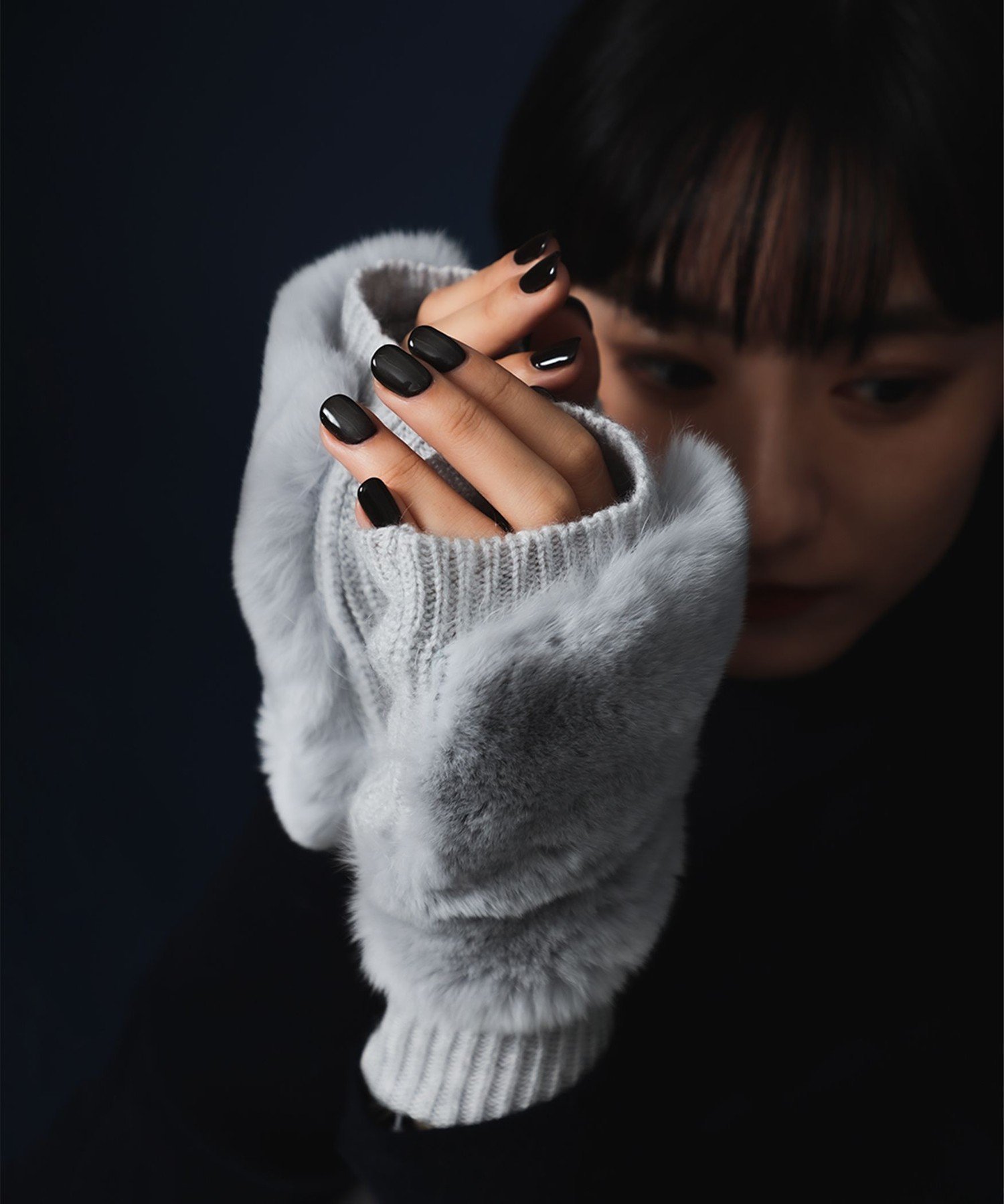 Demi-Luxe BEAMS｜ALPO / カシミヤ混 レッキス フィンガーレスグローブ