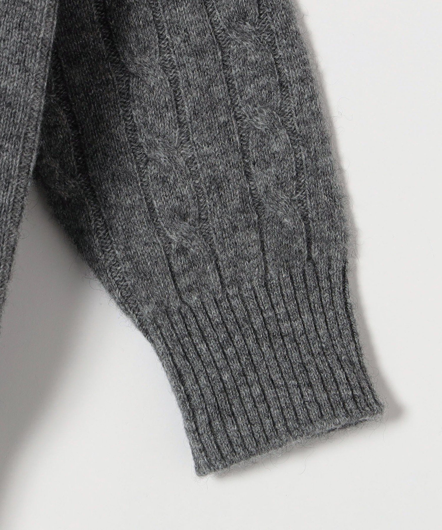 SHIPS any: ヤク ケーブルクルーネックニット カーディガン WEB限定】SHIPS any:〈手洗い可能〉ヤク ケーブル クルーネック ニット